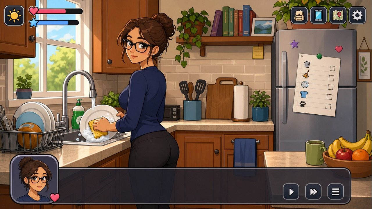 家务：HouseChores 角色养成 场景图 1